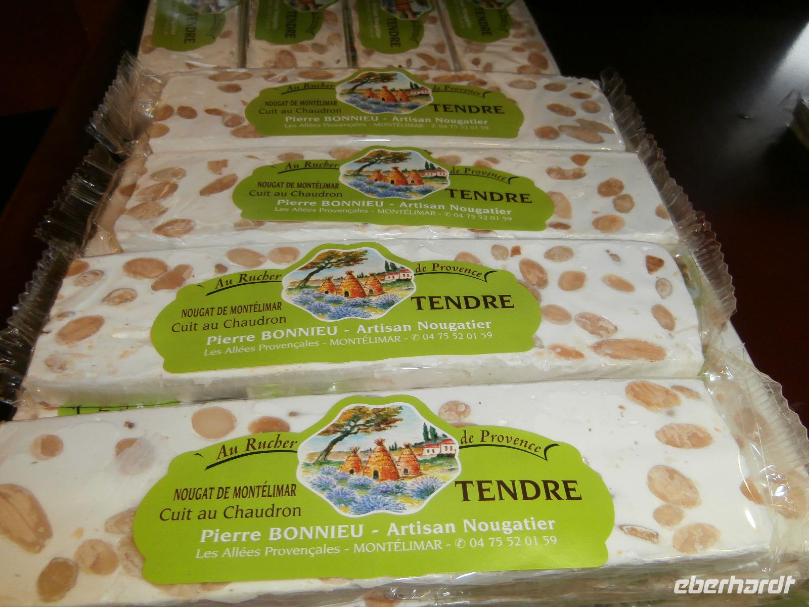 Einkauf von Nougat in Montelimar