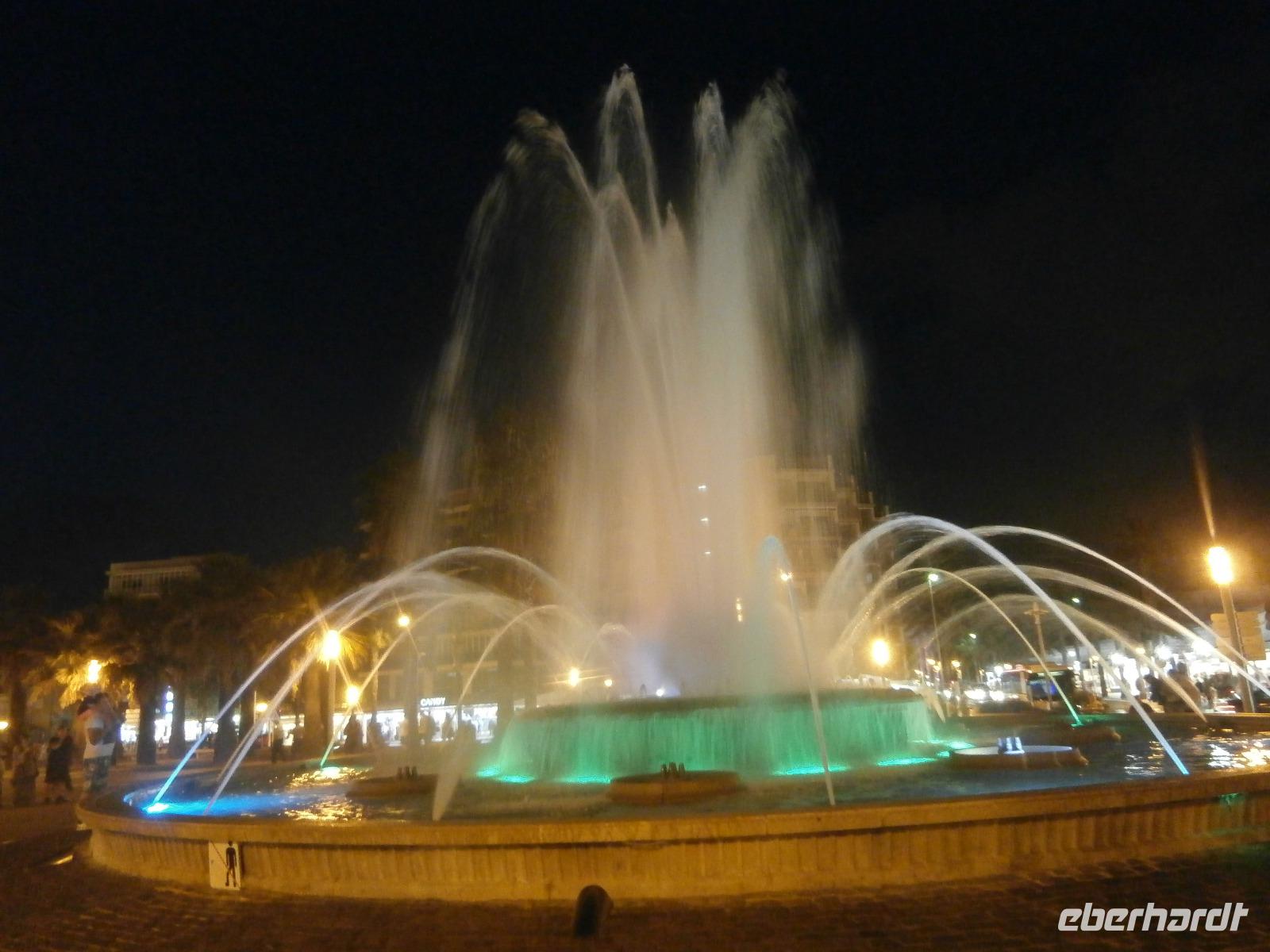 Salou am Mittelmeer am Abend