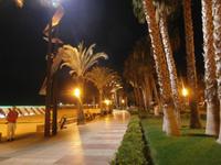 Salou am Mittelmeer am Abend