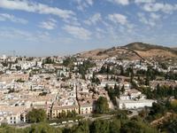 Alhambra Granada Blick zum Albecin