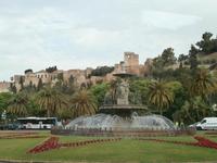Malaga Brunnen der 3 Grazien