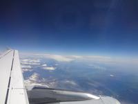 ueber schneebeckt Alpen nach Andalusien