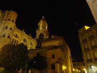 Malaga by night