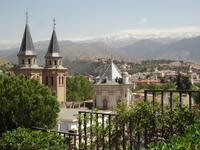 Blick auf die Sierra Nevada vom Hotel aus