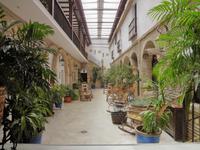 Innenhof unseres Hotels 