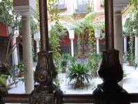 ein Innenhof in Sevilla