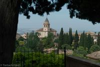 Parador der Alhambra vom Generalife