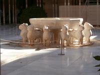 Alhambra in Granada-Löwenbrunnen