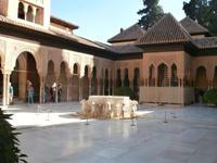 Alhambra in Granada-Löwenhof
