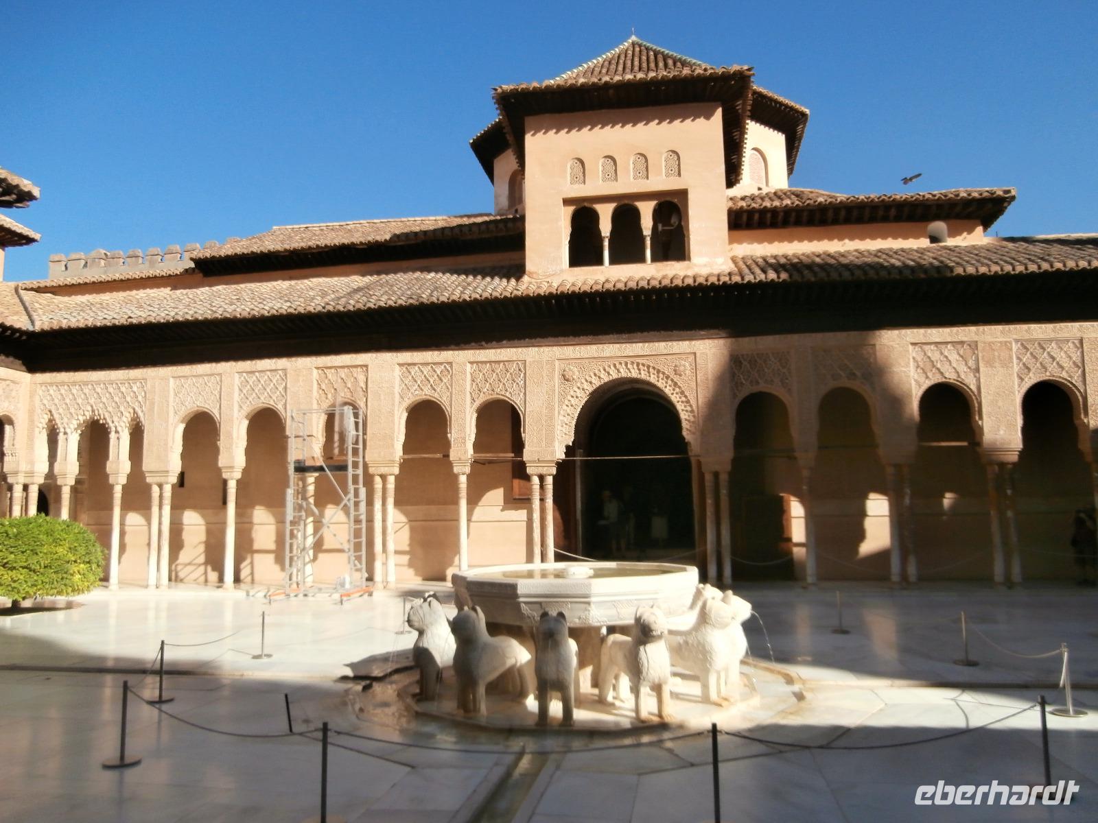 Alhambra in Granada-Löwenbrunnen