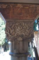 Reste einer aufgemalten arabischen Aufschrift: Das Motto der Nasriden