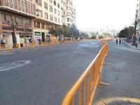 Valencia-Vorbereitung Festumzug Ankunft des christlichen Königs