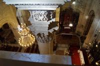 Von der Empore in die Kirche, Santa María la Mayor