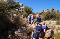 im Gänsemarsch durch den Torcal