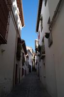 Straßenszene Granada, Albaicín Bajo