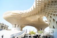 Der neue Markt von Sevilla, im Soutterain Ausgrabungen der mittelalterlichen und antiken Stadt