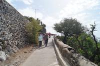 Spaziergang auf dem Felsen von Gibraltar