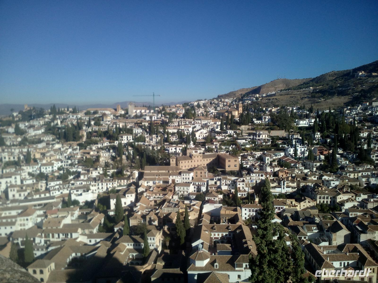 Blick auf den Albaycín, Granada