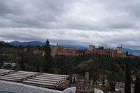 Düsteres Wetter in Granada