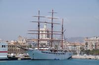 Schiff, Málaga, Hafen
