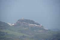 Zahara de la Sierra, vom Cortijo Salinas aus gesehen  