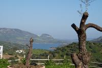 Zahara de la Sierra, vom Cortijo Salinas aus gesehen  