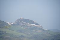 Zahara de la Sierra, vom Cortijo Salinas aus gesehen  