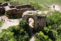 Stadttor von Ronda, Mandelbau unscharf
