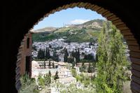 Blick aus dem Königssaal auf den Sacrommonte