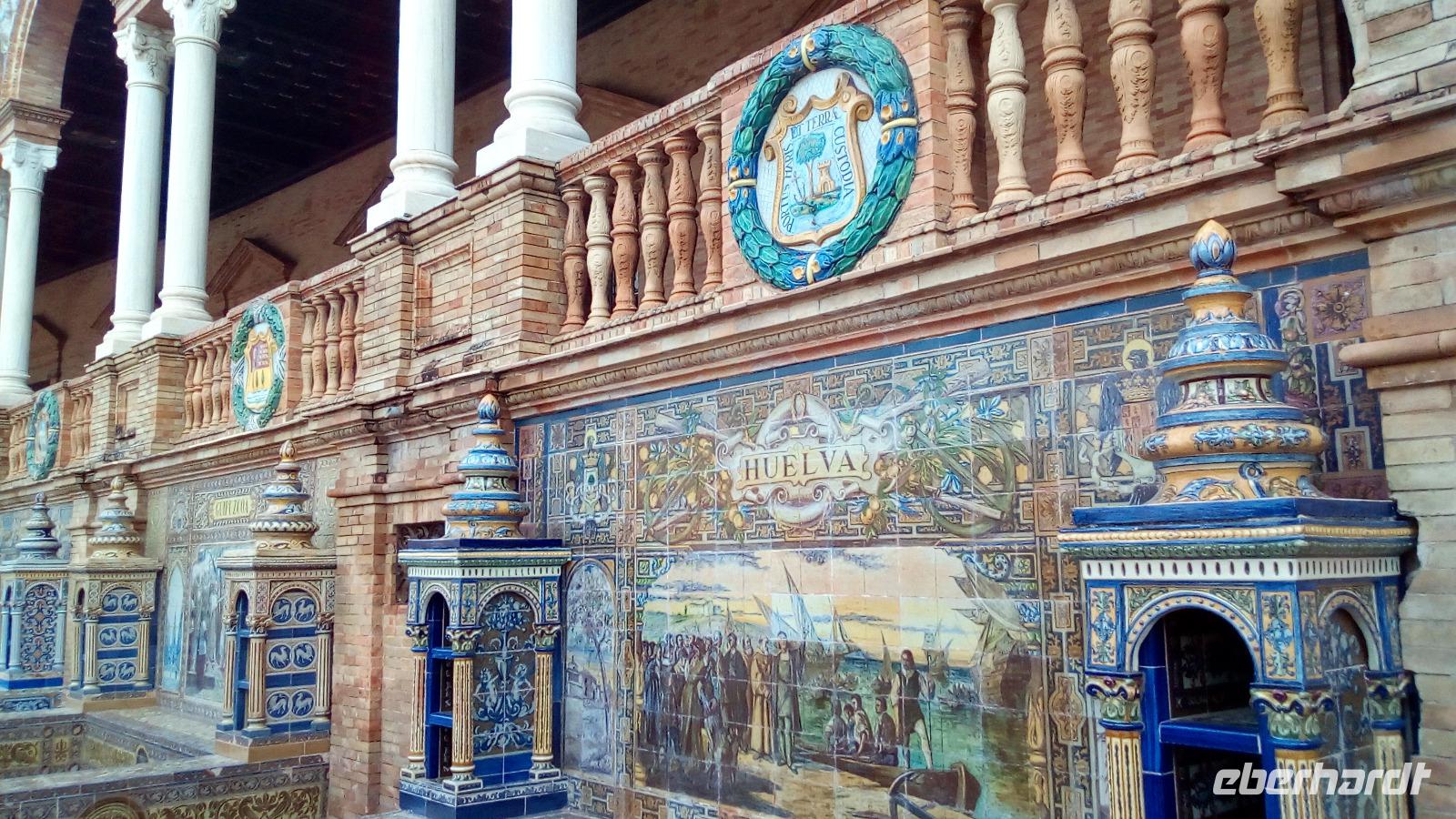 Im Spanien-Pavillon der Iberoamerika-Ausstellung präsentierten sich 1929/30 stolz die verschiedenen Autonomen Gemeinschaften.