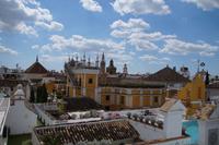Blick vom Hoteldach in Richtung der Giralda 