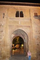 Puerta del Vino (Alhambra) bei Nacht