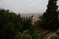 Blick auf Granada vom Carmen de los Martíres (Spaziergang des Reiseleiters, während die Gäste in der Alhambra verweilten)