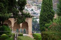 Alhambra, Palacio del Partal, Im Hintergrund der Sacromonte