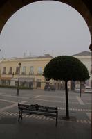 Es regnet heftig und das, wo in Ronda sonst jahrelange Dürre herrscht