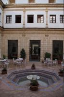 Innenhof unseres Hotels in El Puerto de Santa María (ehem. Kloster)