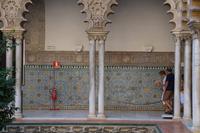 Fliesenmuster in den Reales Alcázares, Sevilla