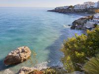 Blick von dem Balkon de Europa in Nerja