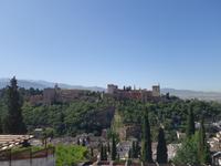 Blick auf die Alhambra von Albaicin Viertel und San Nicolas Aussichtspunkt in Granada (4)