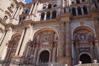 Hauptfassade der Inkarnationskathedrale Málaga 