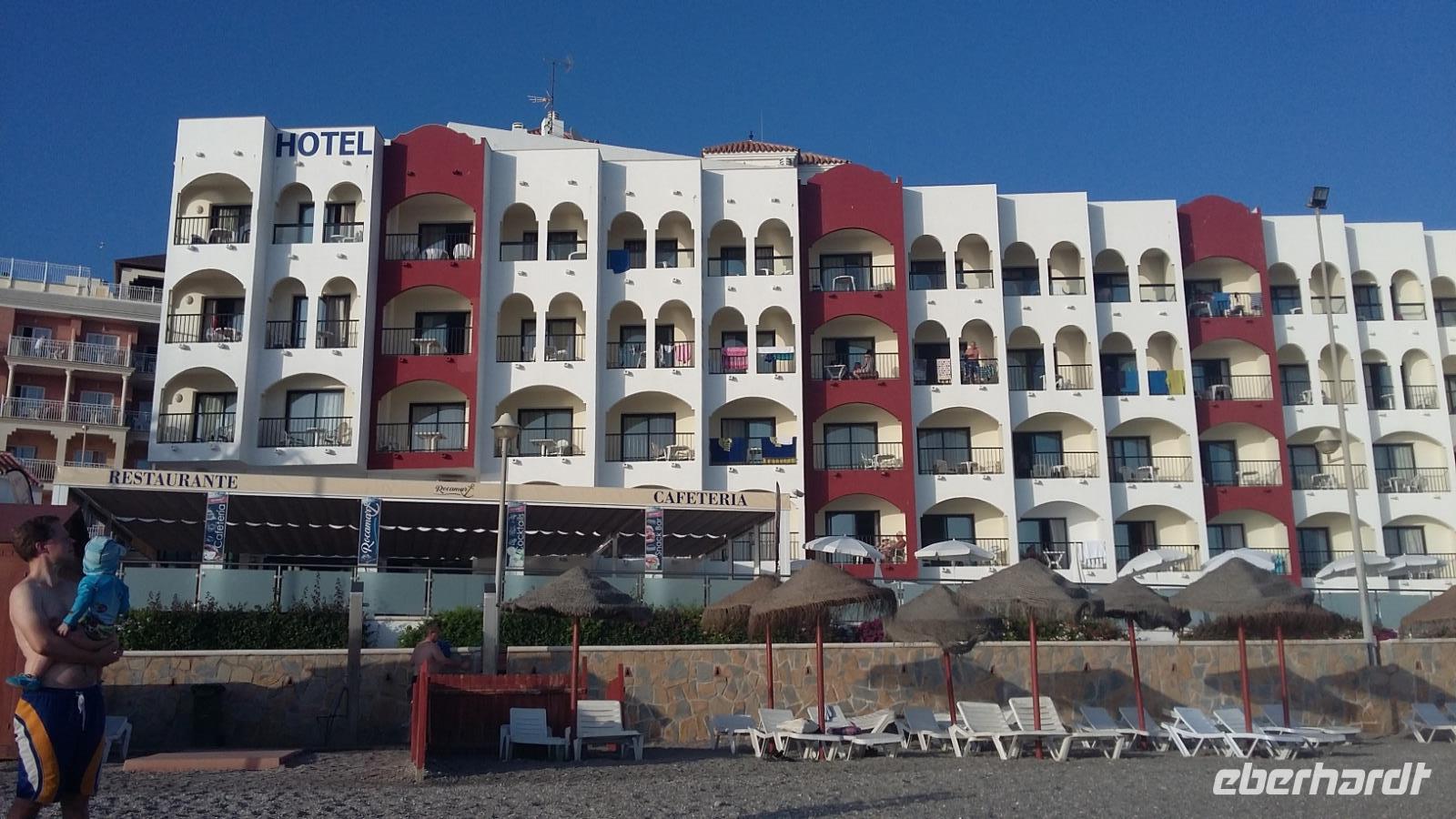 Unser Hotel Perla Marina ich Nerja 