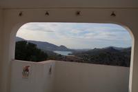 Die Zuschauerloge der Stierkampfarena vom Cortijo Salinas