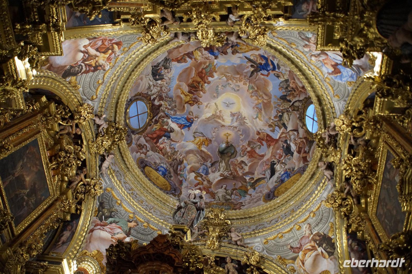 Deckenfresken in la Cartuja de Granada