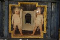 Das Schweißtuch der Veronika, von dem Jaénn behauptet, dass es das in der Kathedrale verwahrt (und damit  in Konkurrennz zum ital. Manoppello steht)