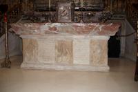 Das Grabmal Ferdinands III. - ein Wächter hat mich auf Bitten in den für Touristen eigentlich unzugänglichen Kapitelsaal hineingelassen