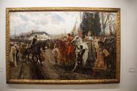 Übergabe der Schlüssel der Alhambra von Boabdil an die Kath. Könige 