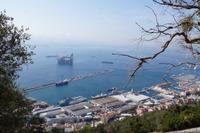 Gibraltar - schon das andere Ende der Bucht ist kaum zu sehen.