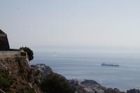 Afrika taucht im Dunst auf.... 