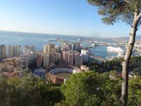Malaga mit der Stierkampfarena