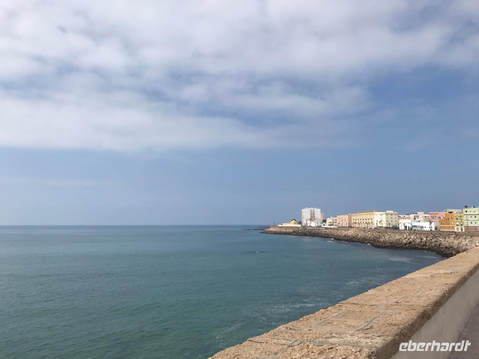 Meerblick bei der Stadtführung in Cádiz